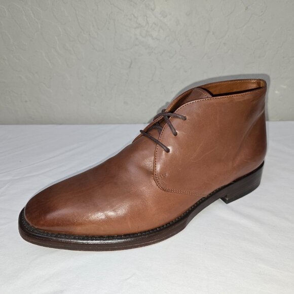 FRYE Weston 85042 Brown Leather Lace Up Chukka Ankle Dress Boots Men's US 11 D - Picture 4 of 9